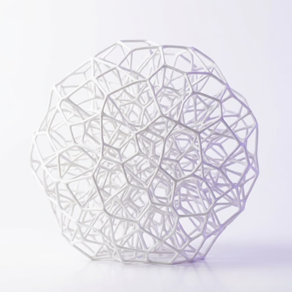 Escultura Geométrica 3D Voronoi